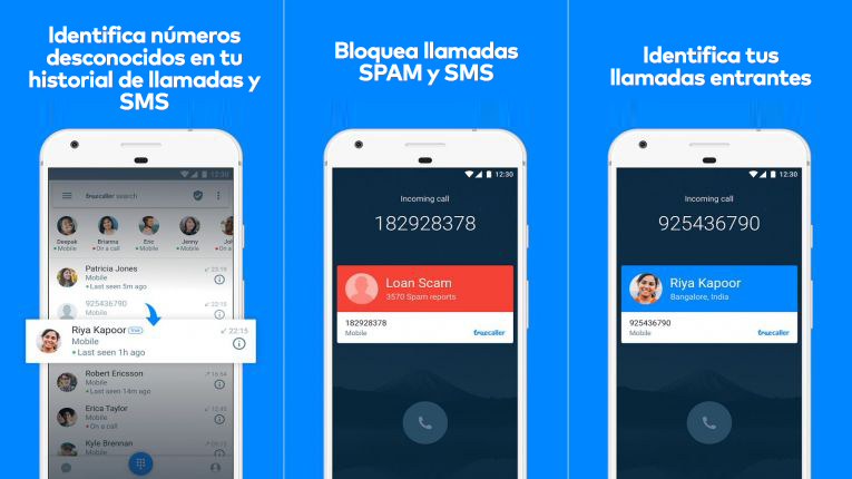 Truecaller app para identificar tus llamadas entrantes y perdidas